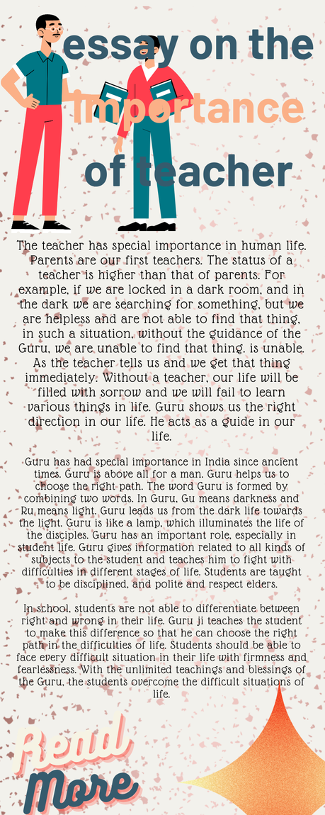 essay on the importance of teacher essay on the importance of teacher