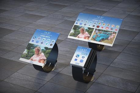 This ridiculous smartwatch has a hidden pair of earbuds inside