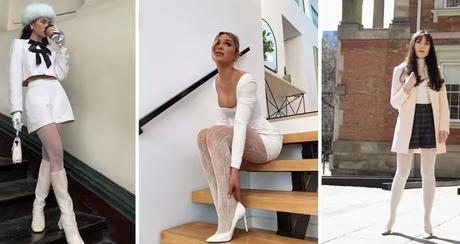 10 outfits with white leggings that will make you look very wintery and not like a girl