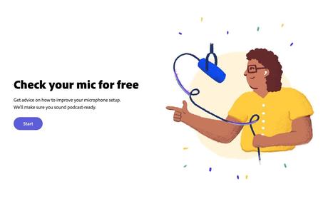 Adobe Podcasts offer enhanced voice, microphone check tools to help users create professional studio recordings