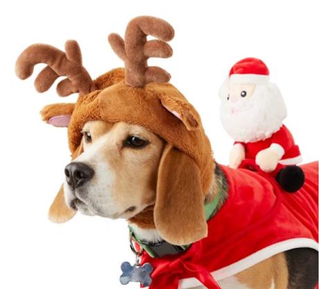 More and Merrier Santa Reindeer Dog Costume