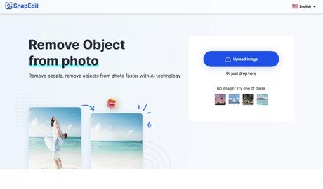 SnapEdit removes people or objects from photos, using AI to automatically identify objects that can be removed