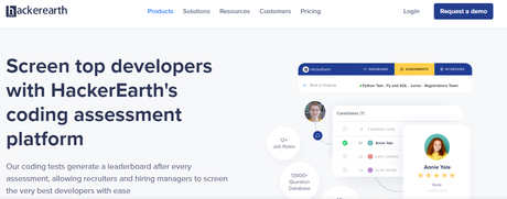 HackerEarth Assessments- Recruiting Tools