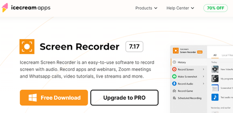 Ice-cream Screen Recorder- Screen Recording Software