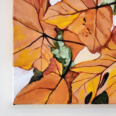 Fall Gratitude | Maple Leaves Art | Plant Mama Collection