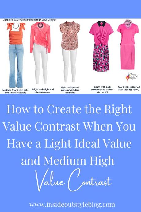 How to Create the Right Value Contrast When You Have a Light Ideal Value and Medium High Value Contrast