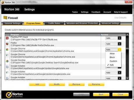 How to Allow Google Chrome Through Norton 360 Firewall