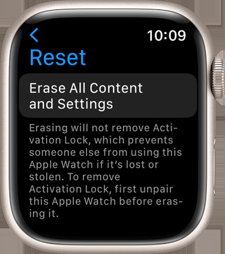 Resetting a Factory Apple Watch/How Reset Apple Watch