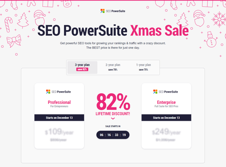 SEO Powersuite Discount – Xmas Sale 2022 – Up to 82% Off