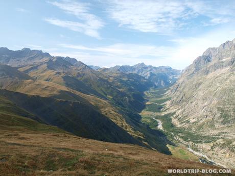 Landscape at the tour du Mont Blanc
