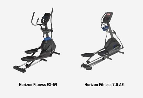 Horizon Fitness EX-59 vs Horizon Fitness 7.0 AE