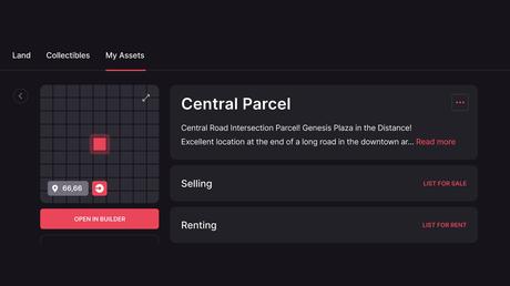 You can now rent LAND directly from the Decentrland Marketplace!