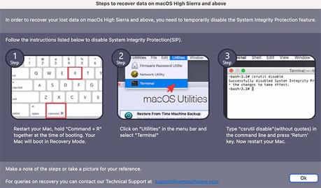 MacBook Air SSD Scanning with Remo Recover