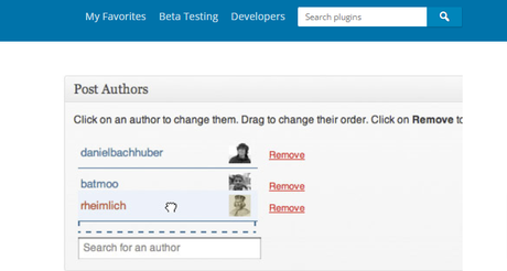 post Author-Multi-Author Blogs Plugins