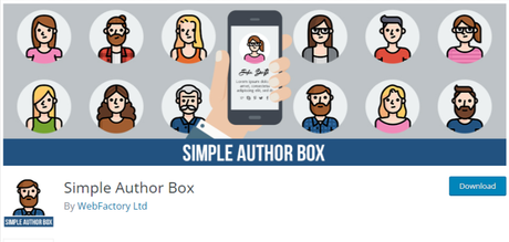 simple author box- Multi-Author Blogs Plugins