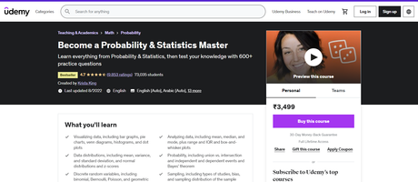 Statistics Statistics Master