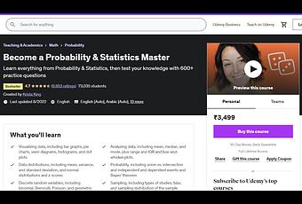 3 Best Online Statistics Course With Certificates 2022 Guide - Paperblog