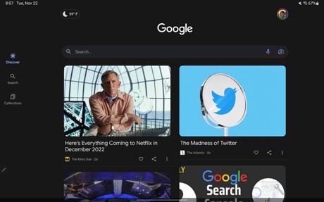 Every Google app with an Android tablet UI [U: Keep, Docs]