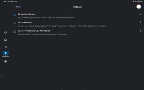 Every Google app with an Android tablet UI [U: Keep, Docs]