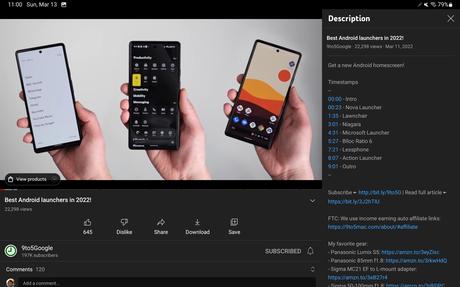 Every Google app with an Android tablet UI [U: Keep, Docs]