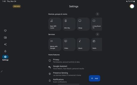 Every Google app with an Android tablet UI [U: Keep, Docs]