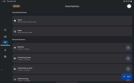 Every Google app with an Android tablet UI [U: Keep, Docs]
