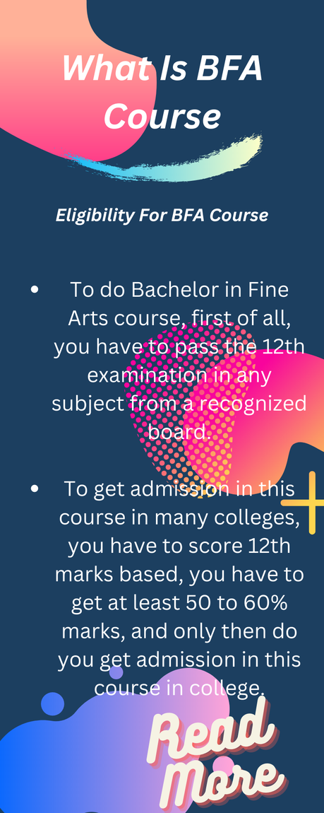 Eligibility For BFA Course
