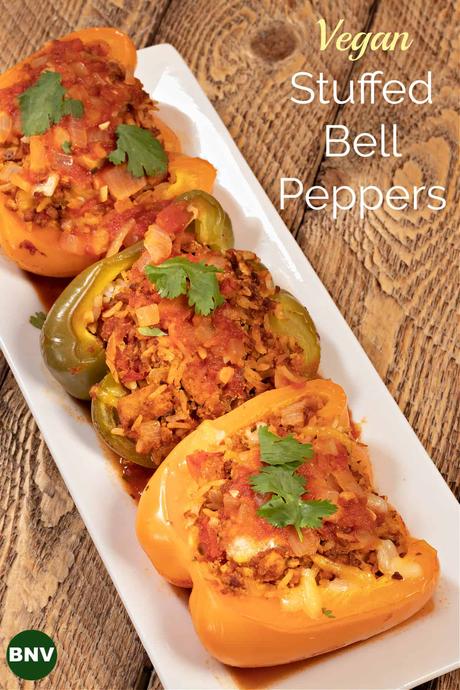 vegan stuffed bell peppers