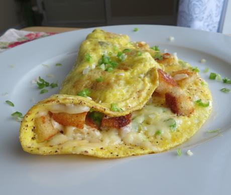 Bread and Cheese Omelet