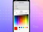 Change Calendar Color iPhone, iPad