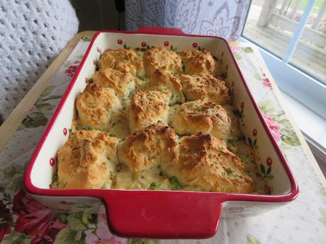 Chicken Alfredo Bake