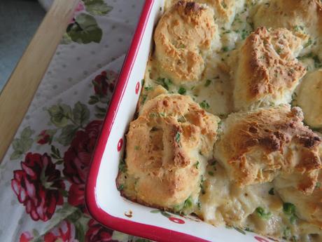 Chicken Alfredo Bake