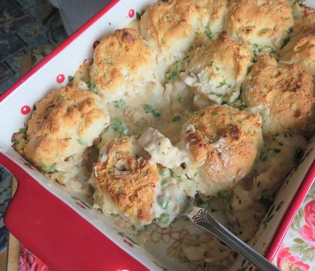 Chicken Alfredo Bake