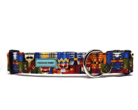 Etsy Holiday Gift Guide: Dog collars that are made in Canada Nutcracker