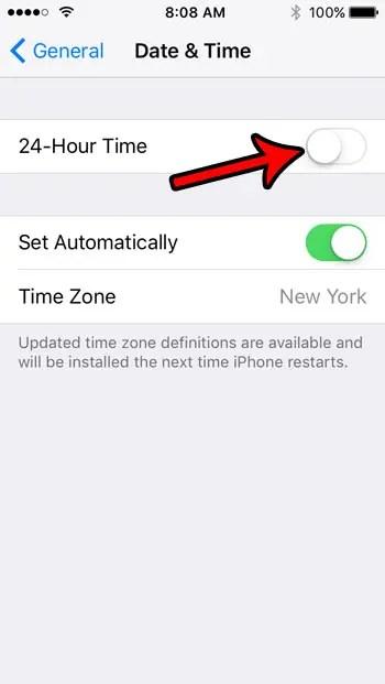 How to enable or disable military time on iPhone