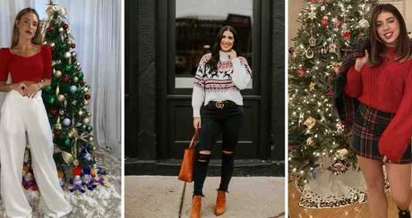 Christmas outfits with second hand clothes to stay warm this Christmas