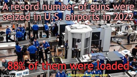 U.S. Airports Seized A Record Number Of Guns In 2022