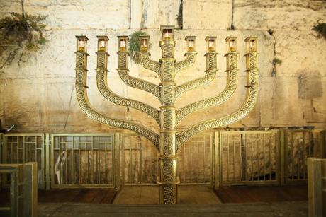 move the Kotel menorah