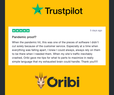 Oribi Product Tour and How to Use Oribi Oribi Trustpilot review online