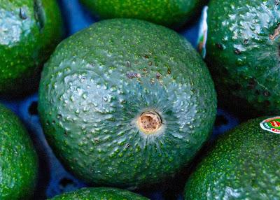 Fruit on display outdoors in Hoboken