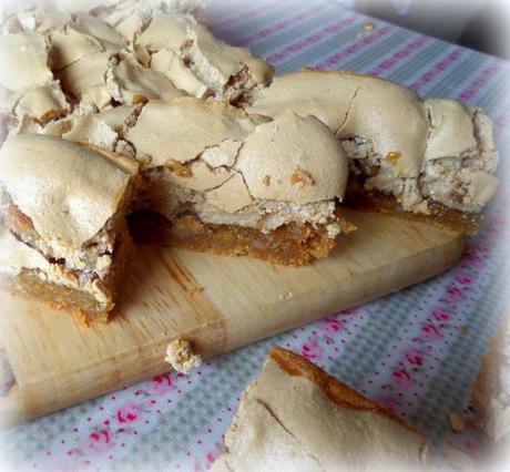 Walnut Meringue Bars