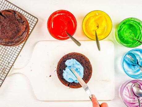 Rainbow Chocolate Cake