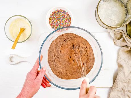 Rainbow Chocolate Cake