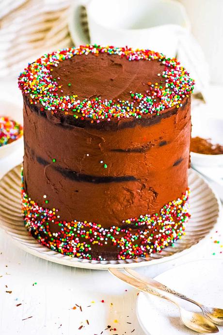 Rainbow Chocolate Cake