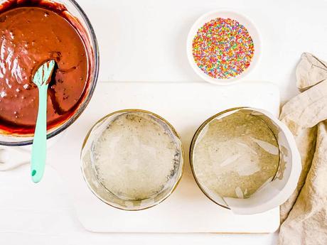 Rainbow Chocolate Cake