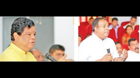 Minister Dr. Gunawardena met Expressway bus owners yesterday.