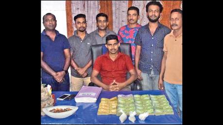 Had Rs.3.98 mn cash,  said heroin found floating
