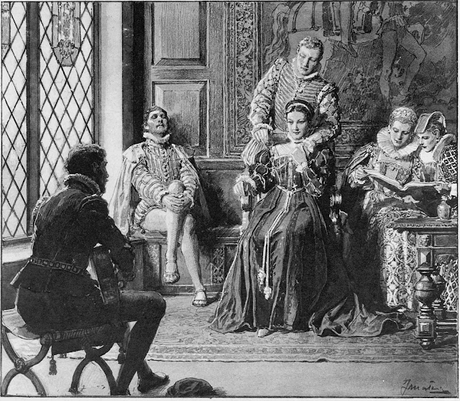 Friday 23rd December - Scene at Holyrood, 1566 Friday 23rd December - Scene at Holyrood, 1566