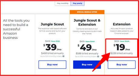 Jungle Scout Review - Pricing Jungle Scout Review - Pricing