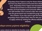 [Updated Details] Antyodaya Anna Yojana Eligibility, Apply Online More